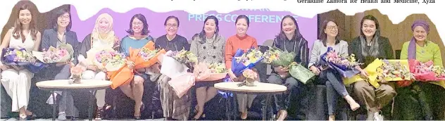  ??  ?? TOWNS Foundation 2019 awardees during the press conference yesterday at Dusit Thani Manila.