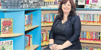  ?? Picture: SWNS ?? Rosalind Brotherton, 49, as head of Flyford Flavell first school in Worcester. The single mother of three boys has made an amazing journey from being a dinner lady. She said she has been driven by a desire to make sure that her pupils love learning