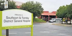  ??  ?? The man is being treated at Southport and Formby District Hospital