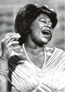  ?? Houston Chronicle files ?? Ella Fitzgerald set the standard for jazz singers.