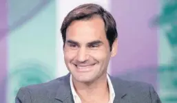  ??  ?? Roger Federer va por su noveno Grand Slam en césped.