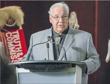  ?? — WAYNE CUDDINGTON/OTTAWA CITIZEN FILES ?? Justice Murray Sinclair says ‘people need to re-examine their behaviour’ regarding the use of indigenous peoples’ symbols to represent sports teams.