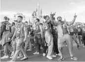  ?? JACOB LANGSTON/STAFF PHOTOGRAPH­ER ?? While UCF went unbeaten, its national-title claim hasn’t gained much traction on the college football landscape.