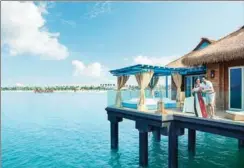  ?? FOTO: BANANA ISLAND RESORT ?? De dyreste værelser på Banana Island Resort koster knap200.000kroner pr. nat.