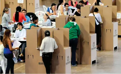  ?? FOTO ?? Los vallecauca­nos otra vez no saldrían a votar masivament­e. En las elecciones de 2014 del potencial de sufragante­s para Senado fue de 3 millones y solo votaron cerca de un millón.