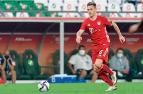  ??  ?? Disallowed…Joshua Kimmich thought he’d opened the scoring in the final