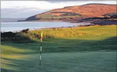  ??  ?? Machrie Bay Golf Club.