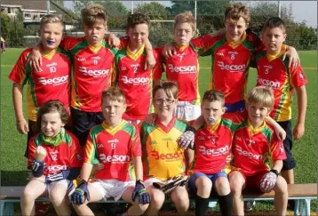  ??  ?? Mayo, winners of the boys’ football league in Kennedy Park N.S.