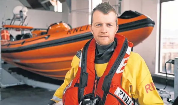  ?? ?? CHALLENGE: Daniel Elliot, from Kyle of Lochalsh lifeboat station, has set a target time of 10 hours to complete the upcoming fundraiser in July.