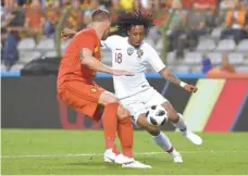  ?? — Reuters ?? Portugal’s Gelson Martins in action against Belgium at King Baudouin Stadium, Brussels, Belgium on June 2.