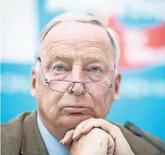  ?? FOTO: DPA ?? „Vogelschis­s“: Alexander Gauland, AfD.