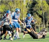  ?? / CORTESÍA BORREGOS PUEBLA ?? Los lanudos no conocen la victoria en la ONEFA