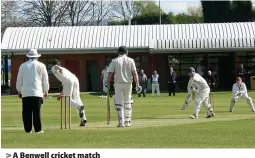  ?? ?? > A Benwell cricket match