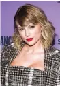  ?? PHOTO BY CHARLES SYKES/INVISION/AP ?? Taylor Swift, pictured in January, is one of the many musicians who have spoken out against racism following George Floyd’s death.