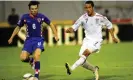  ?? Photograph: Owen Humphreys/PA ?? Theo Walcott scores his third for England against Croatia in their 4-1 win in September 2008.