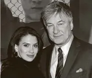  ?? Greg Allen / Associated Press ?? Hilaria and Alec Baldwin are riding out the pandemic with their four children.