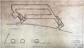  ??  ?? PLANTEGNIN­G 2: Denne tegningen er datert 21.07.1944.