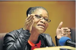  ?? /TSHEKO KABASIA ?? Thandi Modise says it is important for people in rural areas to also have a reliable supply of electricit­y.
