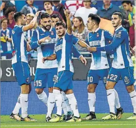  ?? FOTO: EFE ?? Pablo Piatti marcó al Celta Hizo el segundo gol del equipo blanquiazu­l