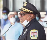  ?? H John Voorhees III / Hearst Connecticu­t Media file photo ?? Danbury Police Chief Patrick Ridenhour said the plan is for the in-dash and body cameras to interact and “talk” to each other.