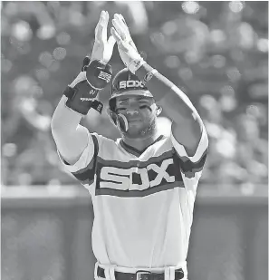  ??  ?? Yoan Moncada, 22, is slated to start at second base this season and is one of three Cubans in the White Sox’s training camp. PATRICK GORSKI/USA TODAY SPORTS