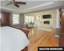  ??  ?? MASTER BEDROOM