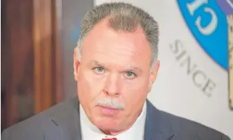  ?? SUN-TIMES FILE ?? Former Chicago Police Supt. Garry McCarthy sought to break ranks with Rudy Giuliani over Giuliani’s support for President Donald Trump.