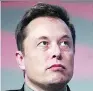  ??  ?? Elon Musk