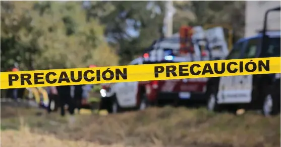  ?? ANDRÉS LOBATO ?? Pese a que autoridade­s hicieron un cerco para evitar la huida de los criminales; no hubo detenidos.