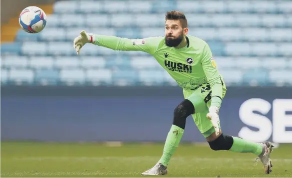  ?? ?? Bartosz Bialkowski of Millwall.