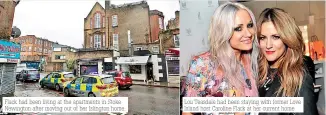  ??  ?? Flack had been living at the apartments in Stoke Newington after moving out of her Islington home.
Lou Teasdale had been staying with former Love Island host Caroline Flack at her current home