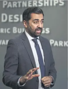  ?? ?? Humza Yousaf says he is greatly disappoint­ed the bill does not include Scotland. Holyrood is working on its own bill