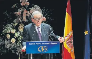  ?? EMILIA GUTIÉRREZ / ARCHIVO ?? Jean-Claude Juncker, presidente de la Comisión Europea, en una reciente visita a España