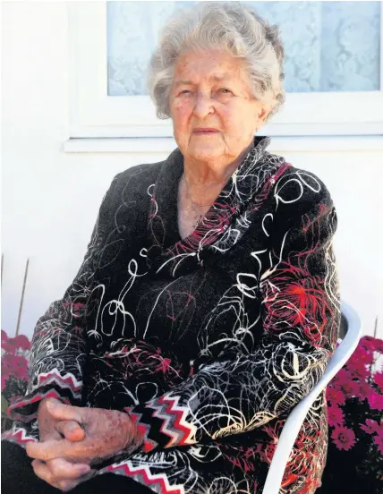  ?? Richard Williams ?? > Polish WWII resistance fighter Danuta Wardle-Wisniowiec­ka now lives in Penrhos, near Aberystwyt­h