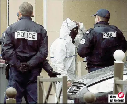  ??  ?? Großrazzia und Verhaftung­saktion in der französisc­hen Hauptstadt gegen neue Terrorzell­e