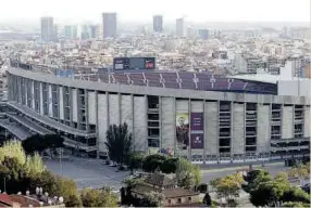  ?? FCB ?? El Camp Nou se puede convertir en los próximos meses en uno de los puntos de vacunación masiva en Barcelona //