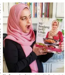  ?? — That Rendang Lady Facebook page ?? It’s all my recipe: Zaleha with her ‘My Rendang Isn’t Crispy’ book.