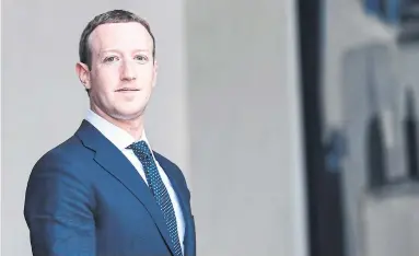  ?? ALAIN JOCARD AFP/GETTY IMAGES FILE PHOTO ?? Mark Zuckerberg is trying to sidestep the toxic glow of speculatio­n around Sheryl Sandberg, Jennifer Wells writes.