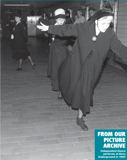  ?? ?? Independen­t Dance performs at Ibrox Undergroun­d in 1990 FROM OUR PICTURE ARCHIVE