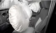  ??  ?? FAULTY: The Takata airbag recall is the largest in history