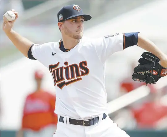  ?? PHOTO D’ARCHIVES, AFP ?? Le lanceur des Twins Jake Odorizzi espère que la ligue mettra en place le concept des villes-bulles pour les séries éliminatoi­res.