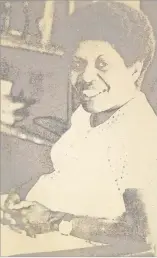  ?? Picture: FT FILE ?? Amelia Rokotuivun­a at the YWCA
building in Suva in 1977.