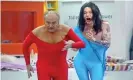  ?? Photograph: Rex/Shuttersto­ck ?? George Galloway and Pete Burns dance in Celebrity Big Brother in 2006.