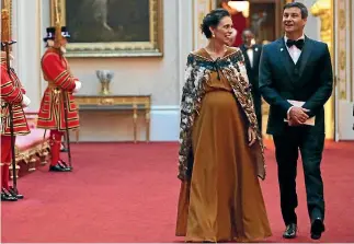  ?? PHOTO: GETTY IMAGES ?? Prime Minister Jacinda Ardern arrives to attend the Queen’s Dinner during the Commonweal­th Heads of Government Meeting, at Buckingham Palace in London.