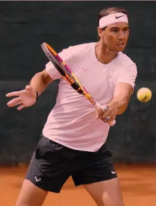  ?? ?? Terra diletta Rafael Nadal, 37 anni, ha vinto 12 volte il torneo di Barcellona
