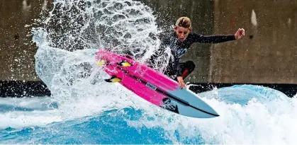  ??  ?? WET AND WILD: Learn new skills at The Wave surf centre in Bristol. Below: A world of chocolate fun in York