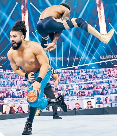  ?? / FOTO: @WWE ?? El gladiador mexicano se ganó el respeto y cariño de la afición.