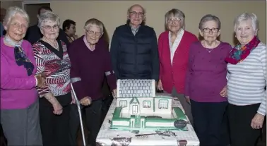  ??  ?? Ann Roche, Louie Roche, Peadar Bates, Jim Roche, Anna Lambert, Mary Cassidy and Peggy Stamp who were among the first pupils in the school.