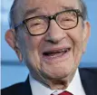  ??  ?? Former Fed chief Alan Greenspan talks pants