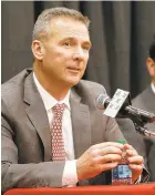  ?? JAY LAPRETE/AP FILE PHOTO ?? Ohio State head football coach Urban Meyer will retire from coaching after the Rose Bowl but will teach a course next year on character and leadership.